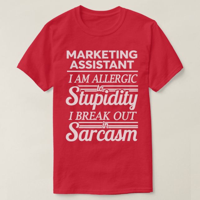 MARKETING ASSISTANT 1 T-Shirt (Design Front)