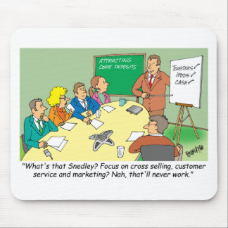 MARKETING / BANKING / BOARD MEETING finance gifts Mouse Mat