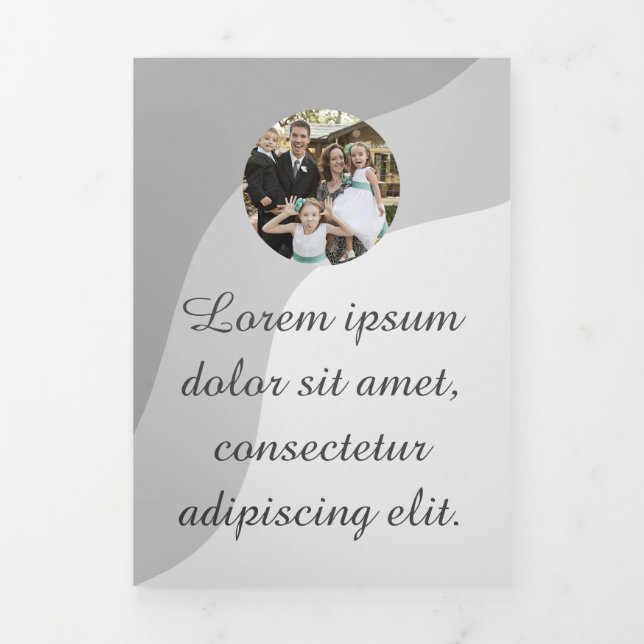 Marketing buzz Trifold Letter Fold Holiday Card (Cover)