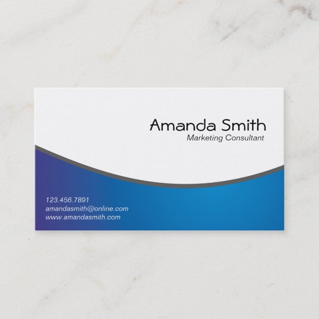 Marketing Consultant - Business Cards (Front)