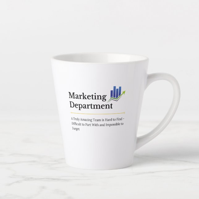 Marketing Department Latte Mug (Right)