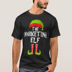 marketing Elf Matching Family Christmas Party Paja T-Shirt