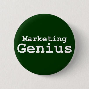 Marketing Genius Gifts 6 Cm Round Badge