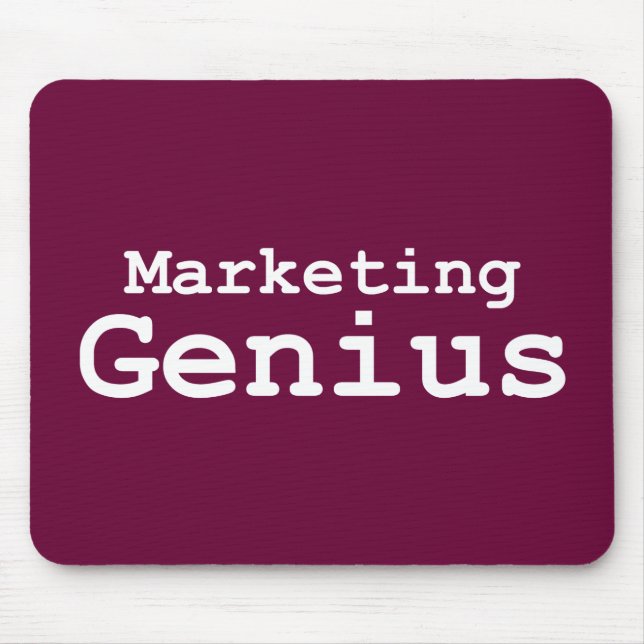 Marketing Genius Gifts Mouse Mat (Front)