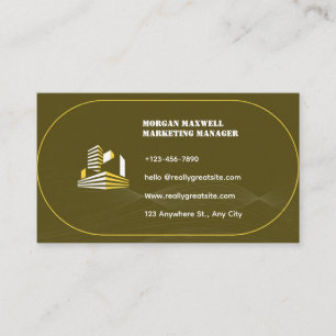 Marketing Manager Business Card