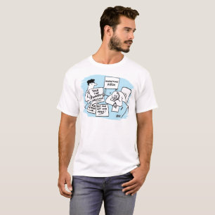 Marketing Manager is Enduring a Sales Pitch Tank T