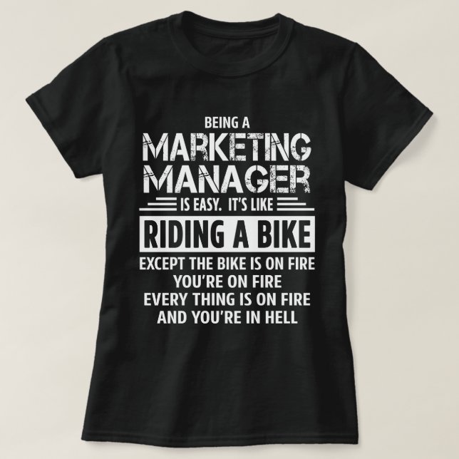 Marketing Manager T-Shirt (Design Front)