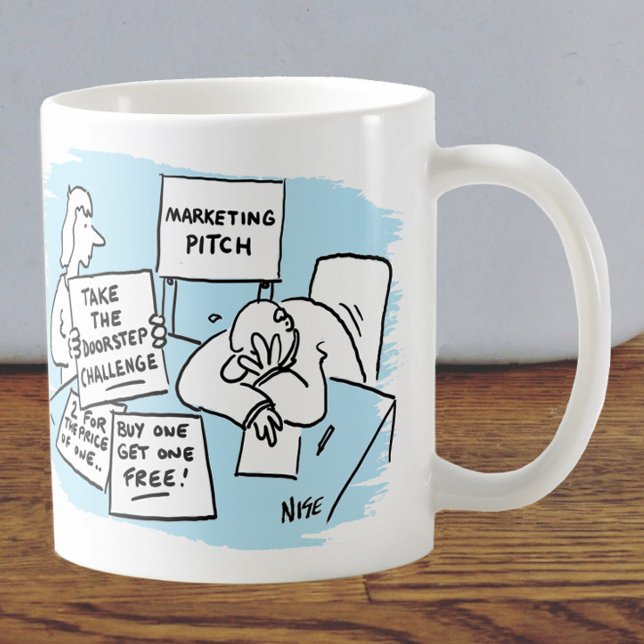 Marketing Manager with Sales Campaign Ideas Coffee Mug (Creator Uploaded)