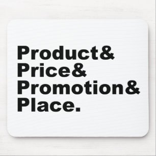 Marketing Mix Product Price Promotion & Place Mouse Mat