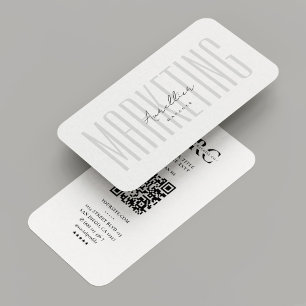 Marketing Professional Networking Consultant Business Card