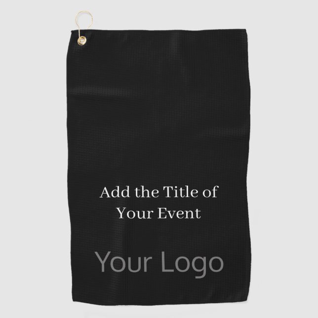 Marketing Promotional Business Your Logo Golf Towel (Front)