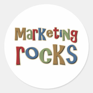 Marketing Rocks Classic Round Sticker
