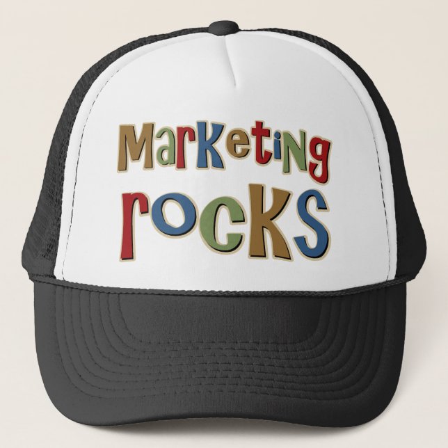 Marketing Rocks Trucker Hat (Front)
