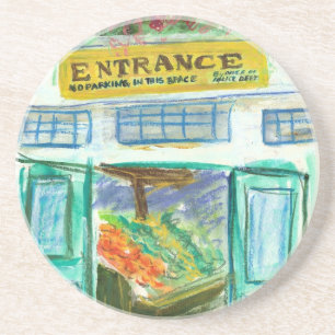 Marketplace Entrance Drink Coaster (Pike Place)