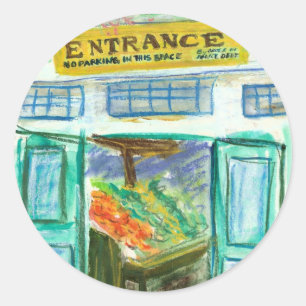 Marketplace Entrance Sticker (Pike Place Seattle)