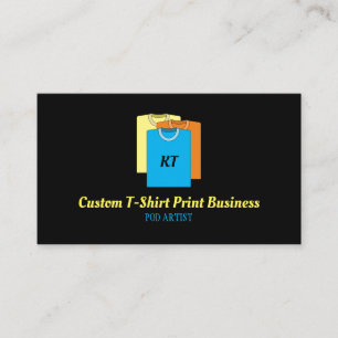 Marketplace Heat Transfer Vinyl Apparel Business Card