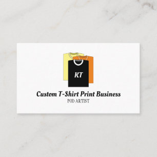 Marketplace Heat Transfer Vinyl Clothes Business Card