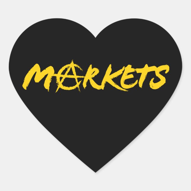 Markets Heart Sticker (Front)