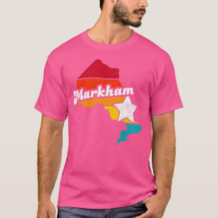 Markham Ontario Canada Vintage Distressed Souvenir T-Shirt