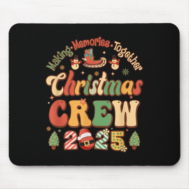Marking Together Matching Family Christmas Crew 20 Mouse Mat (Front)