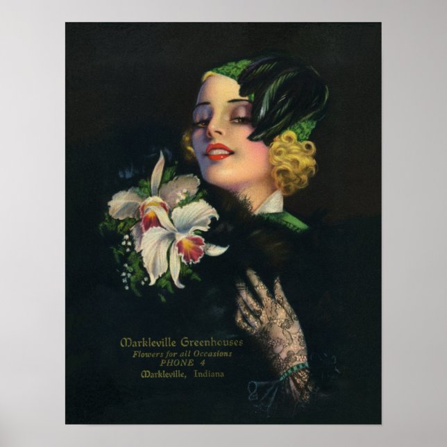 Markleville Indiana Greenhouse Poster (Front)