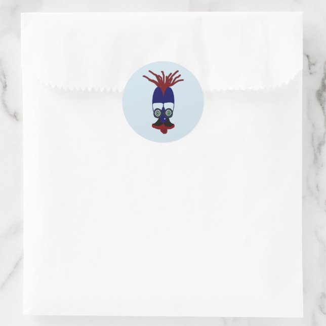 Markookoo Big Eyes Classic Round Sticker (Bag)
