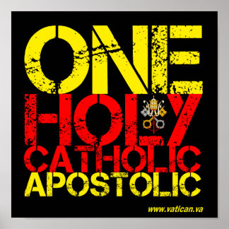 Marks of the Catholic Church Poster