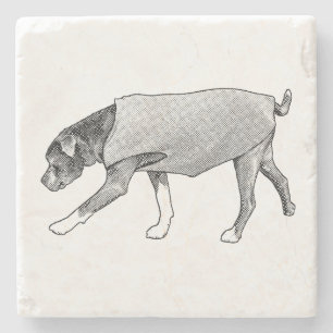 Marks of Time and Loyalty Stone Coaster