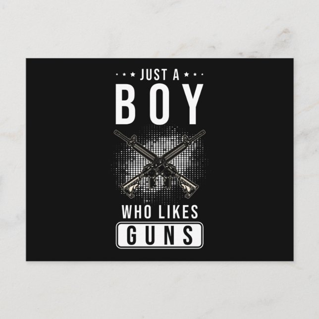 Marksman Gun Weapon Postcard (Front)