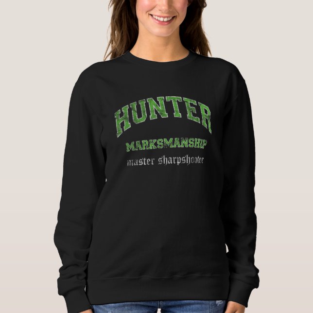 Marksmanship Hunter Mmo Gamer Sweatshirt (Front)