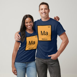 Markus Name Chemistry Element Periodic Table T-Shirt