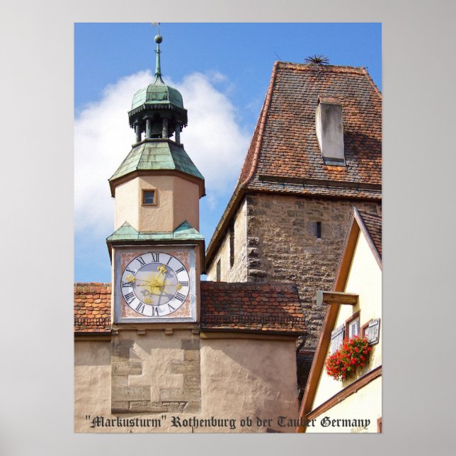 Markusturm Rothenburg Poster (Front)