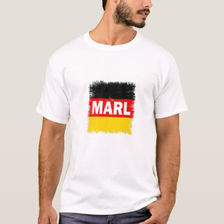 Marl - Germany With German Flag T-Shirt