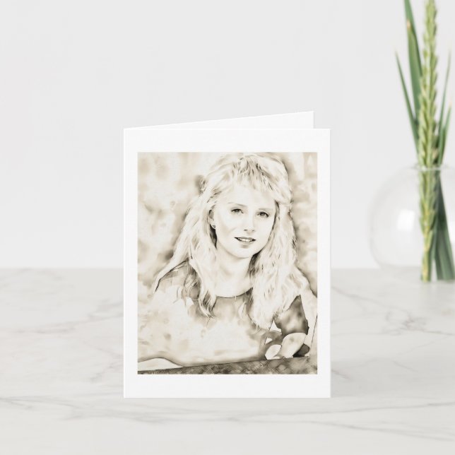 Marla Kay Mangan as Computer Ink Wash Card (Front)