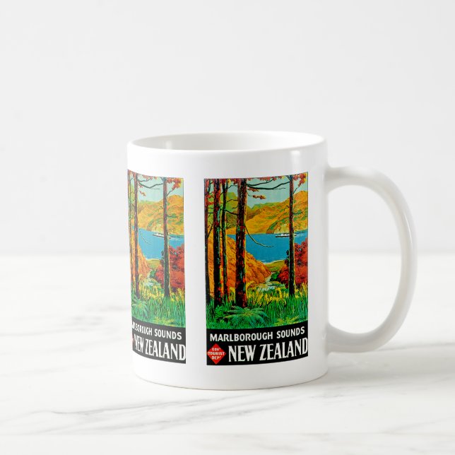 Marlborough Sounds New Zealand Coffee Mug (Right)