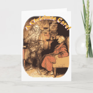 Marley and Scrooge Holiday Card