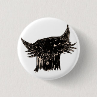 Marley Fish Cartoon Head 3 Cm Round Badge