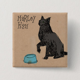 Marley Fish Supper Time 15 Cm Square Badge