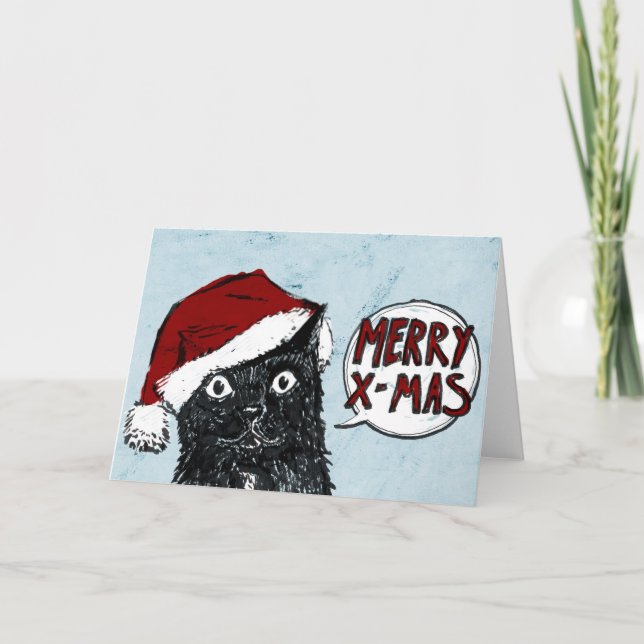 Marley Fish Xmas Holiday Card (Front)