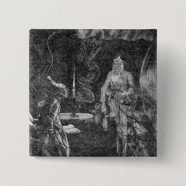 Marley's Ghost 15 Cm Square Badge (Front)