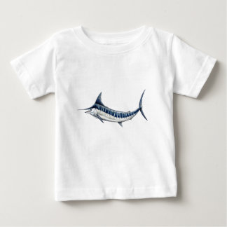Marlin azul-redbubble baby T-Shirt