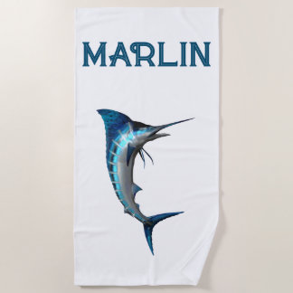 Marlin Beach Towel