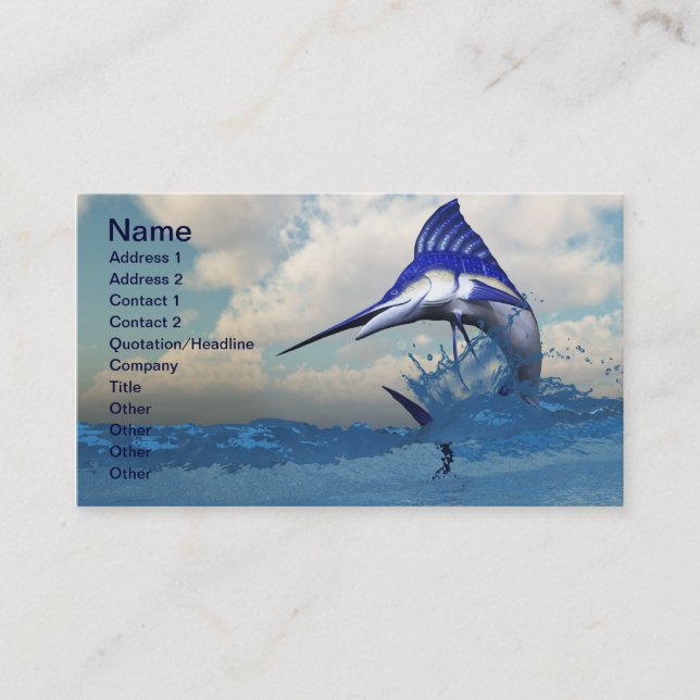 Marlin Business Card (Front)