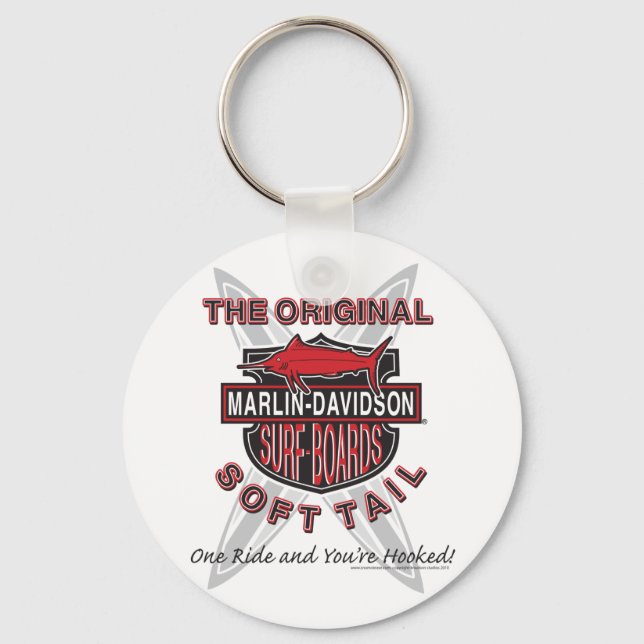 Marlin Davidsons Surf Boards Key Ring (Front)
