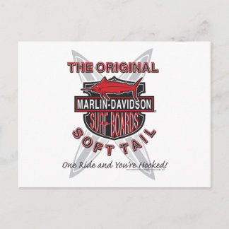 Marlin Davidsons Surf Boards Postcard