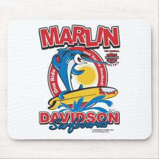 Marlin Davidsons Surfboards Mouse Mat