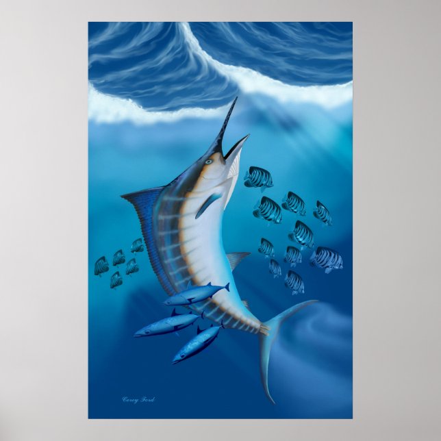 Marlin Fish Print (Front)