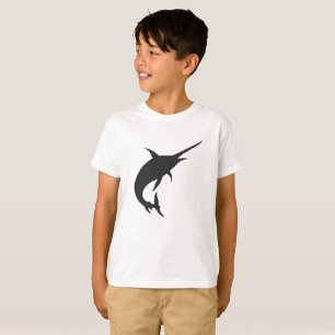 Marlin fish silhouette - Choose background color T-Shirt
