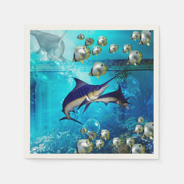 Marlin Napkin (Front)