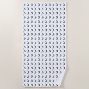 Marlin Profile Beach Towel